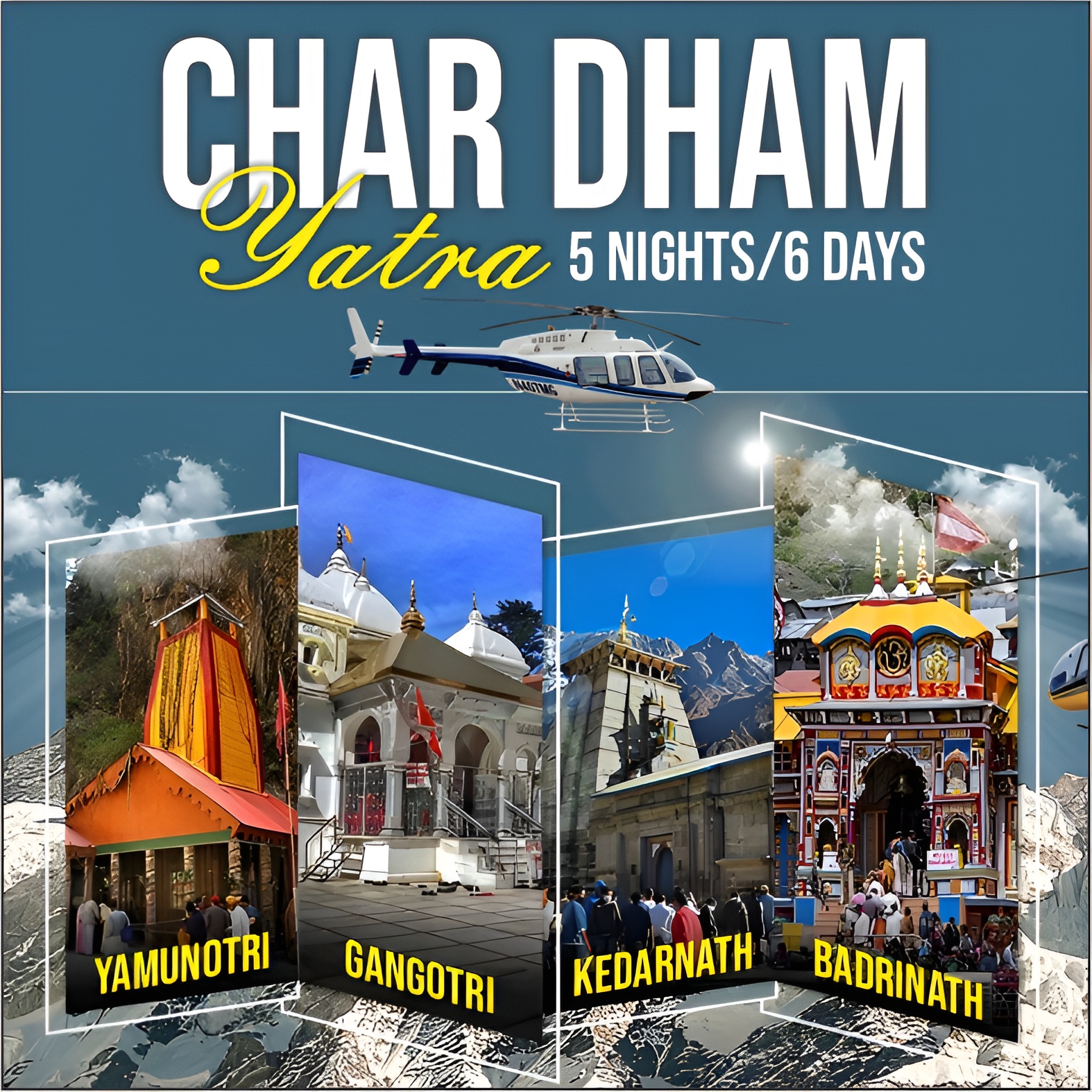 Char Dham Yatra by Helicopter